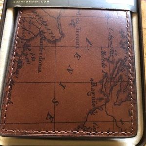 Patricia Nash SigMap Bifold Men’s Wallet NEW